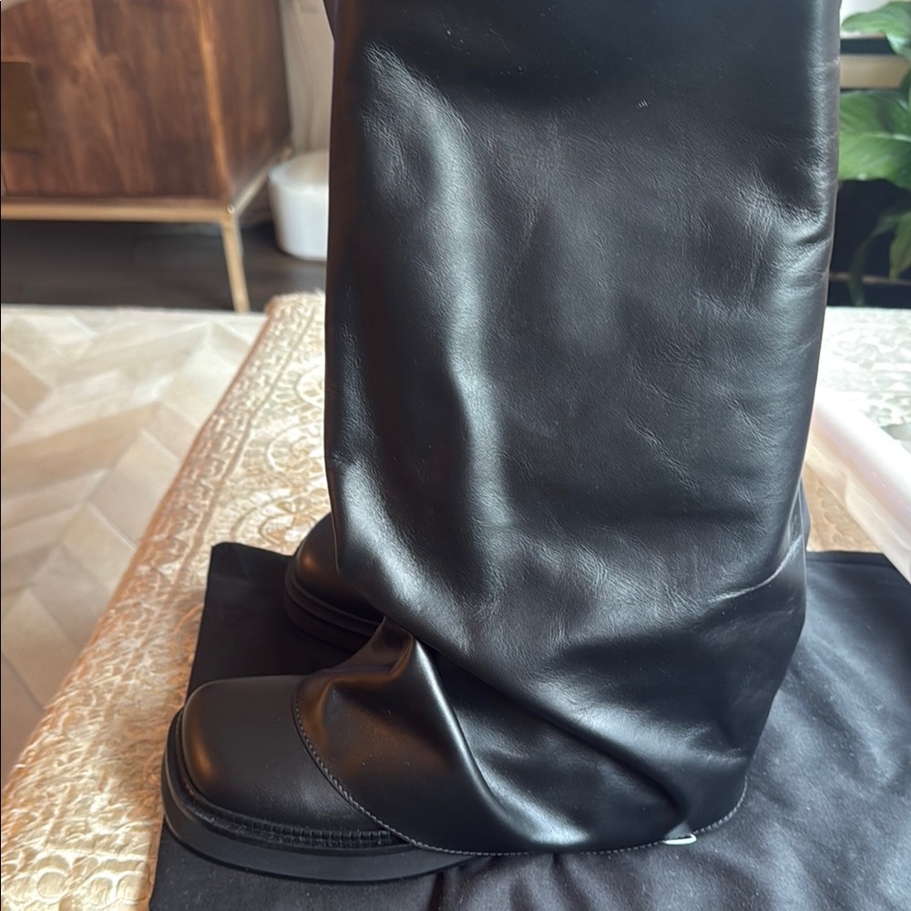 Black Leather Boots
